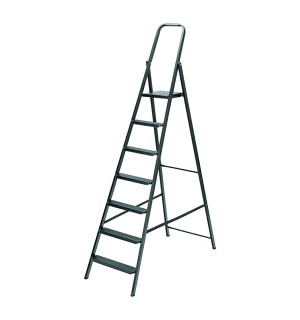 Стремянка стальная 7-ти ступенчатая СИБРТЕХ 1,56м