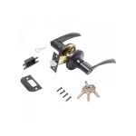 Защелка врезная 3В2-01 8901 ЕТ BL СТАНДАРТ черная ключ,фиксатор