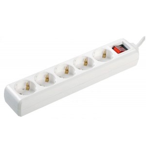 Удлинитель 5*5м У05К-с выкл  2Р+РЕ 16А/250В GENERICA