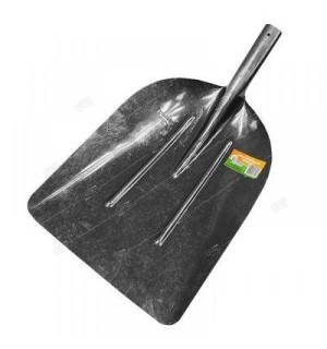 Лопата совковая ЛСП ОРАНЖЕВАЯ рельсовая сталь S502