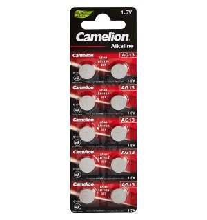 Батарейка AG13 LR44 А76 часовая 10шт CAMELION