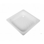 Поддон душевой стальной 90х90х15 без ножек Эконом