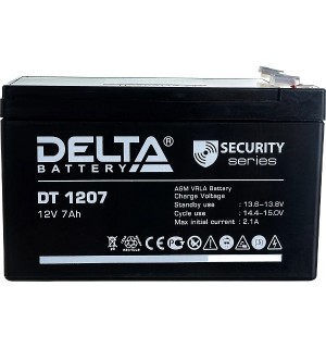 Батарея аккумуляторная Delta DT 1207 12В 7Ач