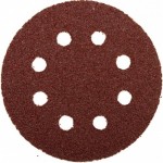 Круг шлифовальный на липучке 125мм Р40 8отв Вихрь