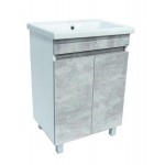 Тумба+умыв. Стандарт 60 фасад бетон+умыв СОМО 60 Церсанит