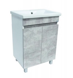 Тумба+умыв. Стандарт 50 фасад бетон+умыв СОМО 50 Церсанит