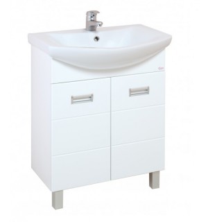 Тумба+умыв. Моника 67*70*32см 1ящ бел+умыв Балтика 70 Santek