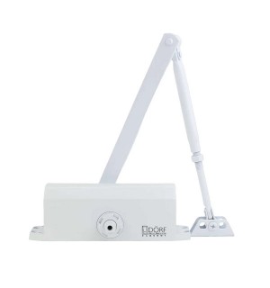 Доводчик дверной  D?ECONOMY L-8224 110кг белый ECO