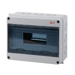 Корпус пласт. навесной КМПн-12  IP65 серый ЭРА SIMPLE