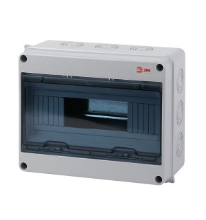 Корпус пласт. навесной КМПн-12  IP65 серый ЭРА SIMPLE