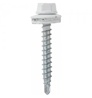 Саморез кровельный RAL-9003 белый  5,5*19 (250шт)