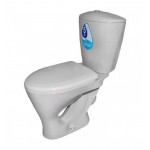 Унитаз-компакт Версия белый (армат+сиденье) косой/Ворот.(Santeri)