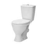Унитаз-компакт Эталон (эконом) н/п антивсплеск + 1-ур.арм. п/п сид. Sanita
