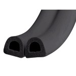 Уплотнитель D-профиль черный 12*10 "Germ Foam" /50м/