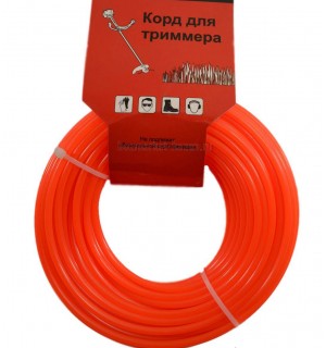 Леска для триммеров 3,0мм GT3535-3.0-G4-15 15м квадрат усилен оранж/черн STURM!