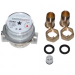 Счетчик воды ДУ 15 ПУЛЬС 15У-110 универсаль. (с М/К и Обр. Клап.)