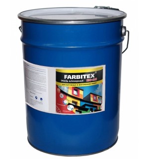 Эмаль ПФ-115 черная 20кг/ FARBITEX
