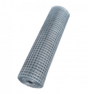 Сетка мет.свар.10*10*0,8мм оцинк.1000мм*15м /зверовод/