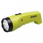 Фонарь ФАЗА Accu F2-L04(акк 4V.0.4Ah) 4св/д зеленый пластик,вилка 220V