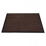 Коврик влаговпитывающ.ПВХ 40*60  ребристый коричневый