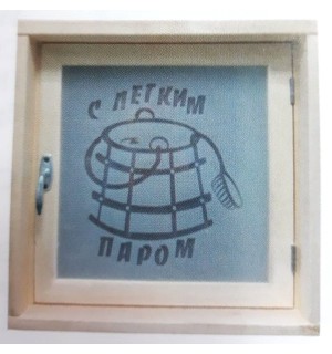 Окно для бани 50*50*100 СМ2 стекло сатин С легким паром