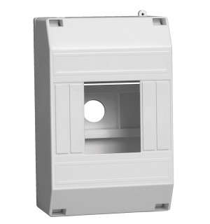 Бокс КМПн 1/4 навесной с прозр.крышкой белый IP30 ЭРА
