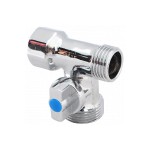 Кран для стир. маш. 1/2 Ш*3/4 Ш*1/2 Г шаровый VER 343