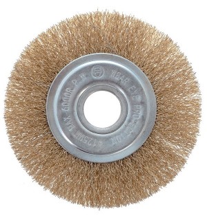 Щетка-крацовка дисковая Витая 125мм М22,2  стальная 70997 БИБЕР