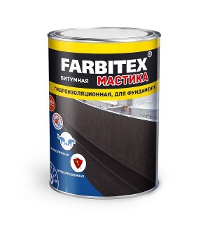 Мастика битумная гидроизоляционная 2кг FARBITEX/6