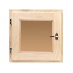 Окно для бани 50*50*100 СМ  Сосна Бронза матовое