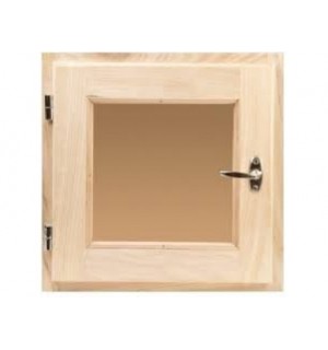 Окно для бани 50*50*100 СМ  Сосна Бронза матовое