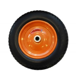 Колесо для тачки 14-3.50/8 литое 20мм полиуретан