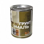 Грунт-эмаль по ржавчине 3в1 желтая .0,9кг/Радуга/14шт