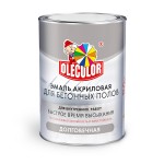 Эмаль для бетонных полов  ал/уретан серая 2,5кг /OLE COLOR/