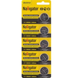 Батарейка NAVIGATOR NBT- CR2032 BR-5