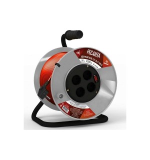 Удлинитель силовой на катушке СУ-2*1-50/2 (выкл,4роз) Ресанта