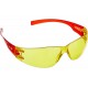 Очки защитные облегчённые,открытого типа ЗУБР желтые 110326