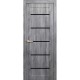 Полотно дверное ПО S02 800 Дуб стоунвуд черный пластик