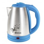 Чайник 1,8л. SA-2147BL диск нерж+голуб