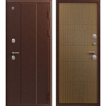 Дверь мет. Термо-100  (860R) прав Антик медь-миндаль рифленый