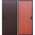 Дверь мет. Прораб (860R) правая Металл/Рустикальный дуб 4,5см