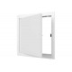 Дверца ревизионная 150*150 с нажимным замком PUSH с фланцем,пластик Evecs