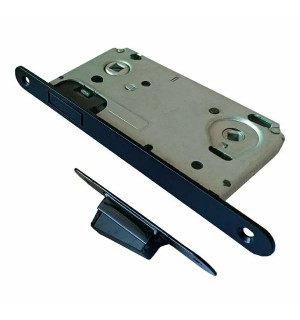 Защелка бесшумная магнит СХ9050WC  чёрный мат под поворотную ручку TRODOS