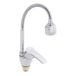 Смеситель д/кухни KORONA  DK-5715AA-750 картридж,гайка гиб.излив