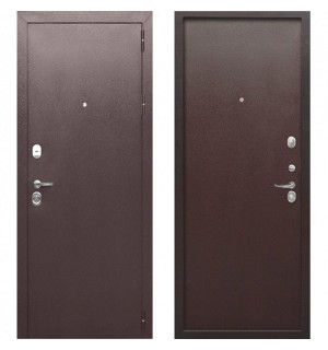 Дверь мет. ТАЙГА 9см (860R) правая мет/мет