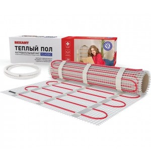 Мат нагревательный (теплый пол) REXANT Classic RNX-2,5-375 площадь 2,5м2 (0,5*5,0м) 375Вт двухжильны