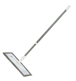 Швабра микрофибра телеск ручка 120*38*13см светло-серая Марья Искусница YS-F11B