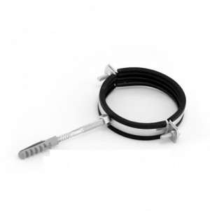 Хомут метал. 3" (87-92) с шурупом и дюбелем М8