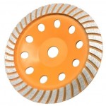Чашка алмазная зачистная, 230 мм,Турбо двухрядная Вихрь